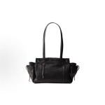 PRADA metal accessory single-shoulder bag, medium-sized for women